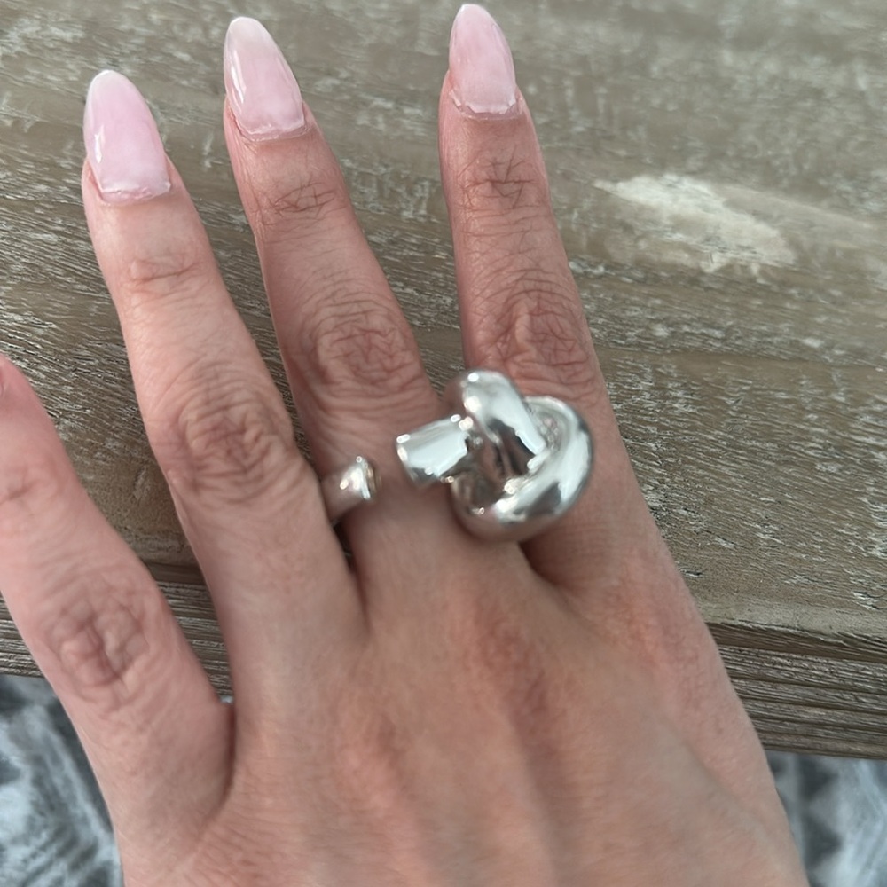 Jennifer Fisher Sterling Silver Love Knot Ring